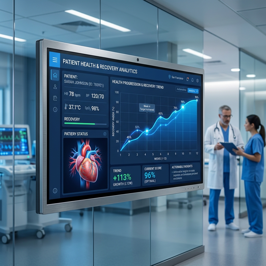 Healthcare Analytics Dashboard mockup