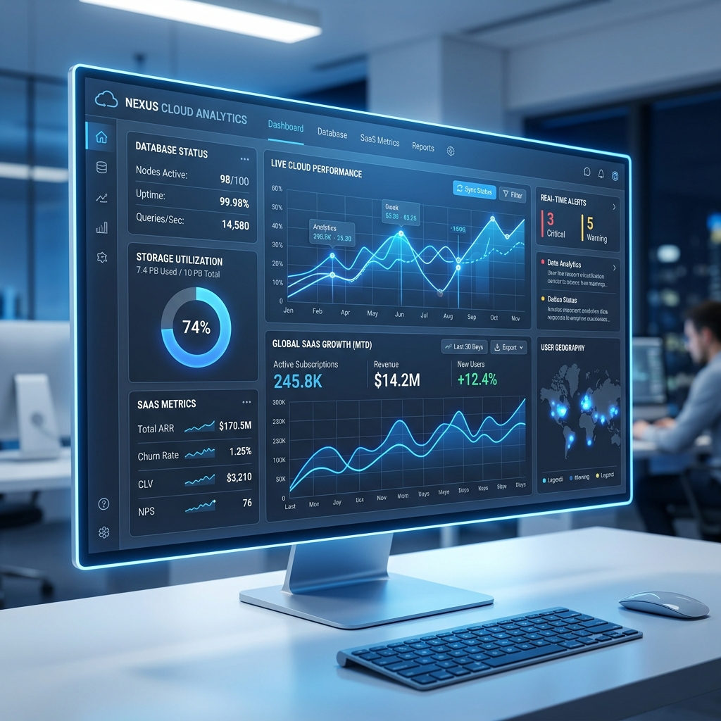 B2B SaaS Analytics chart